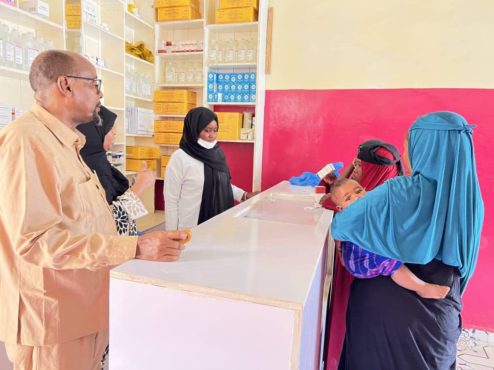 Garowe: Bahnano women health center providing awareness raising and medication for the IDPs in Garowe in the center.